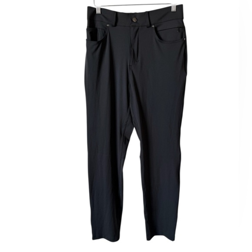 Gradual Black Stretch Pants Elastic Back Waistband NWT Size‎ S